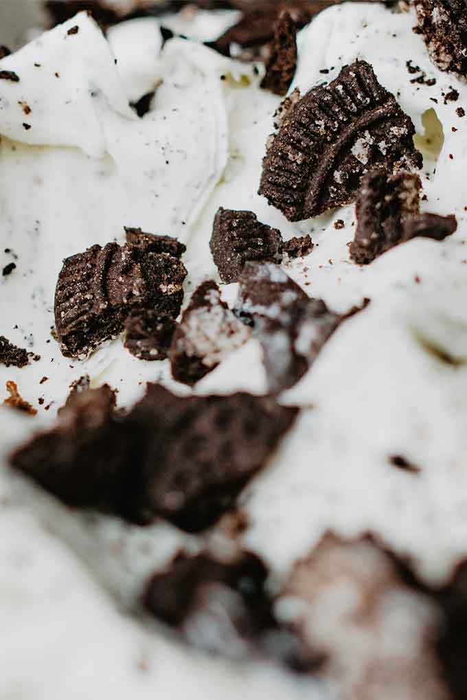 helado galletas oreo